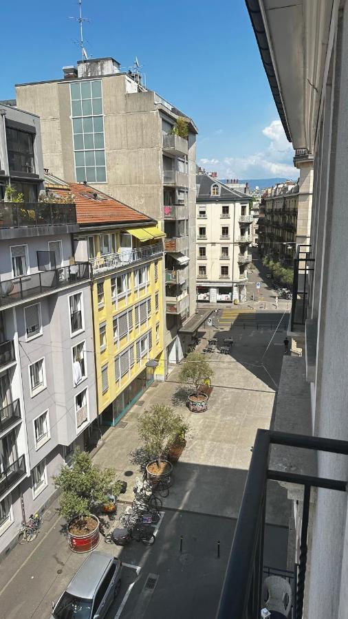 Quartier De Plainpalais Lägenhet Geneve Exteriör bild